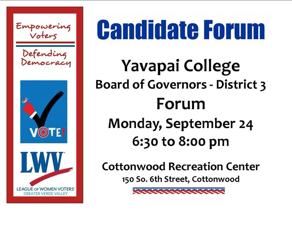 Candidate Forum @ Cottonwood Recreation Center