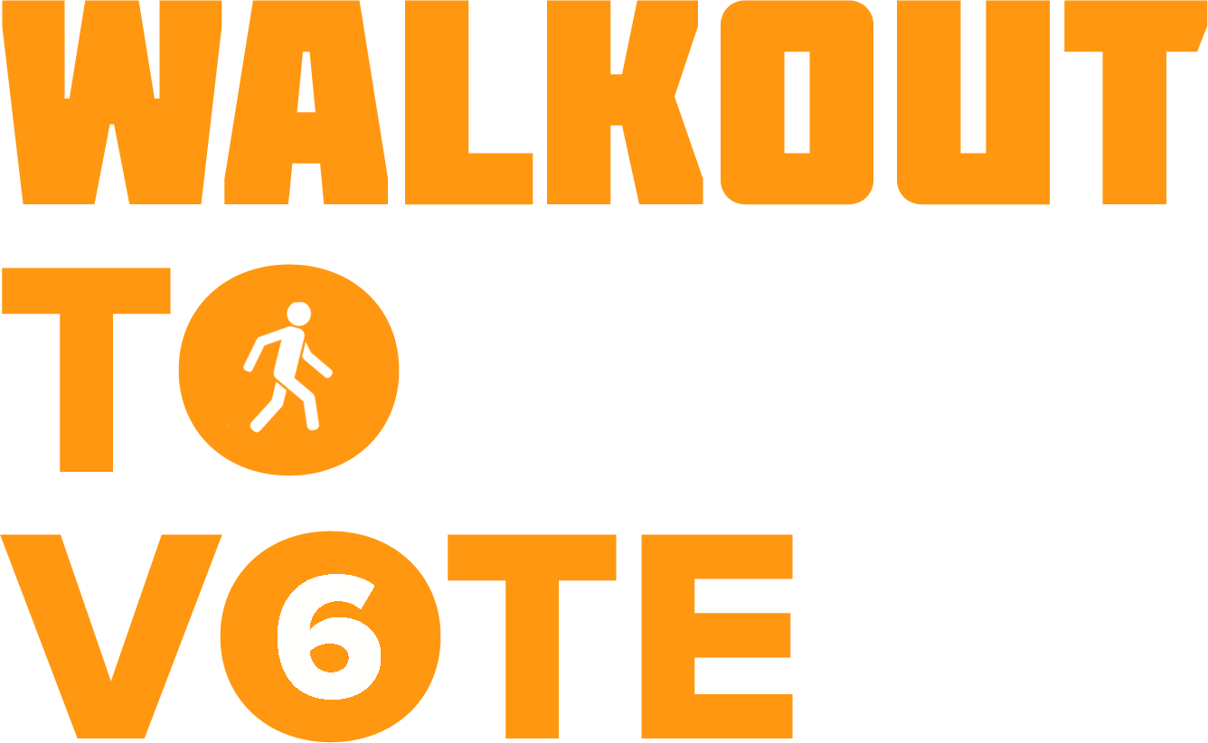 #Walkout to Vote - March For Our Lives - # Turnout Tuesday @ Your School! Your voting booth. VOTE!!!