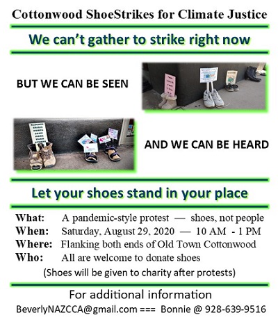 Cottonwood Shoe Strikes for Climate Justice @ CottonWood ShoeStrike for Climate Justice