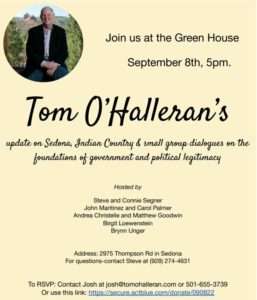 Tom O'Halleran Fundraiser @ Given whn