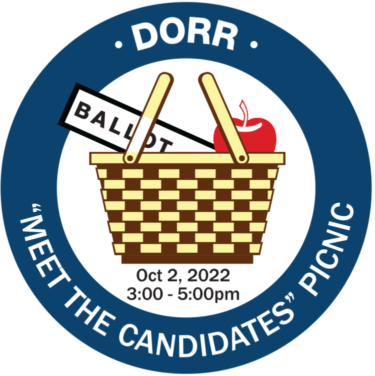 DORR  PICNIC - "Meet the Candidates" - order now @ HUB at Posse Grounds