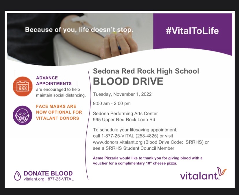 Blood Drive - Sedona @ Sedona Performing Arts Center