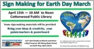 Earth Day - Sign making @ Cottonwood Library